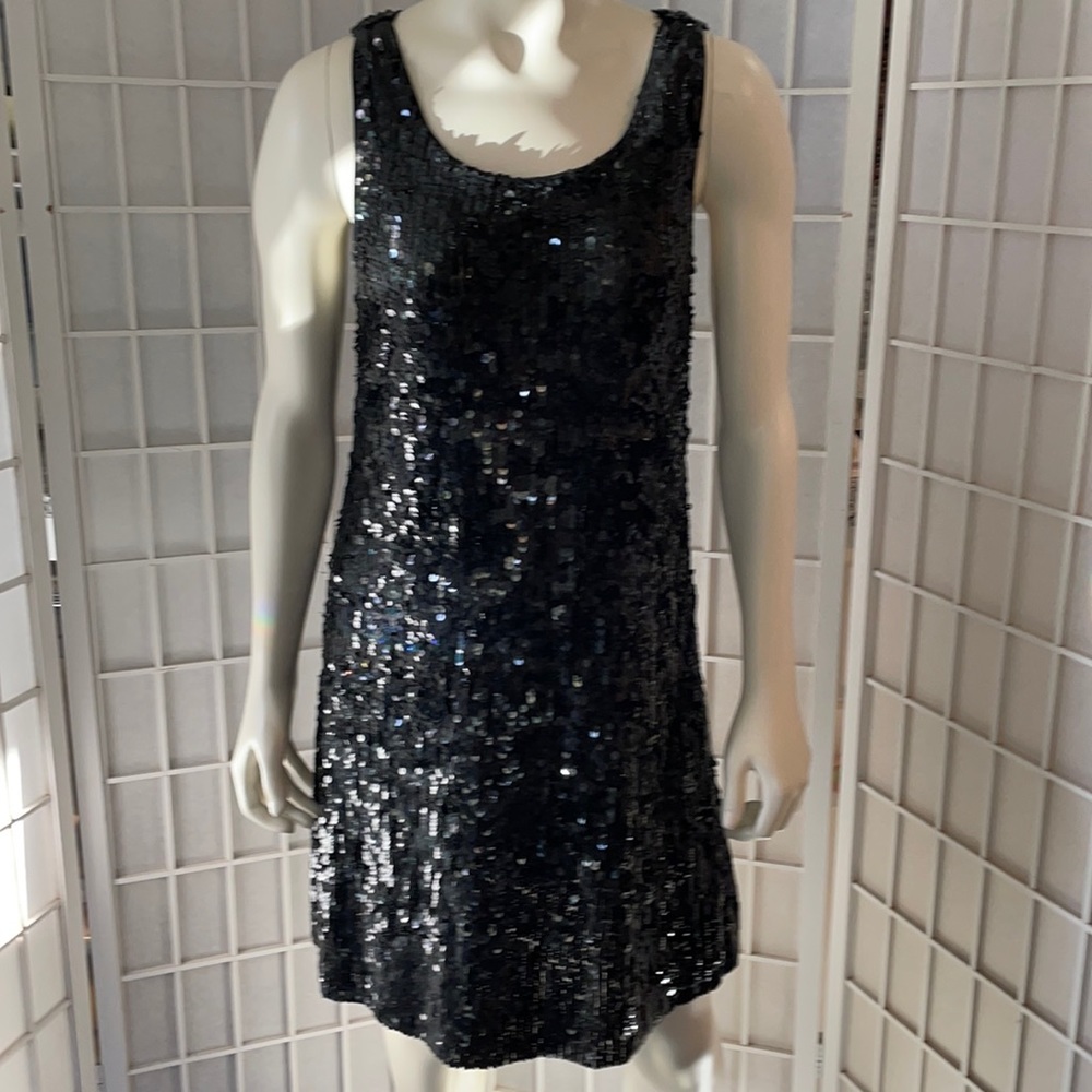 Sequin Flirty Party Dress Sz L